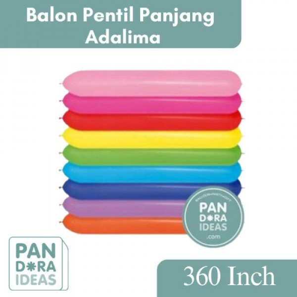 Grosir 360 Grade A Twist Adalima | Balon Panjang Cacing Pensil Besar