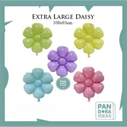 Foil Ballon Pastel Colour Daisy / Foil Bunga Macaron