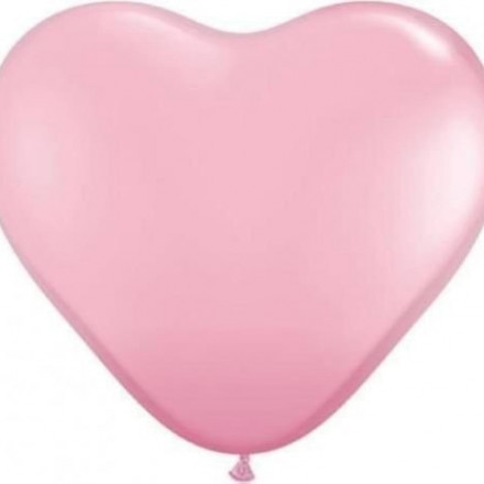 ECER 6" Heart Shaped Pink Latex Balloon | Balon Latex Bentuk Hati Pink